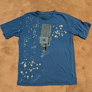 Threads 4 Thought Blue Microphone T-shirt